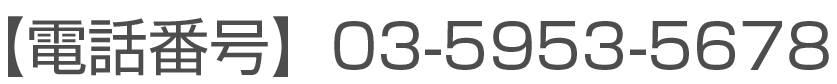 電話番号03-5953-5678